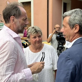 Andrea Orlando con Gianni Pastorino (Linea Condivisa)