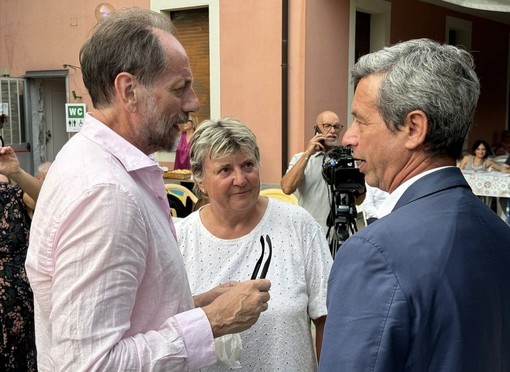 Andrea Orlando con Gianni Pastorino (Linea Condivisa)