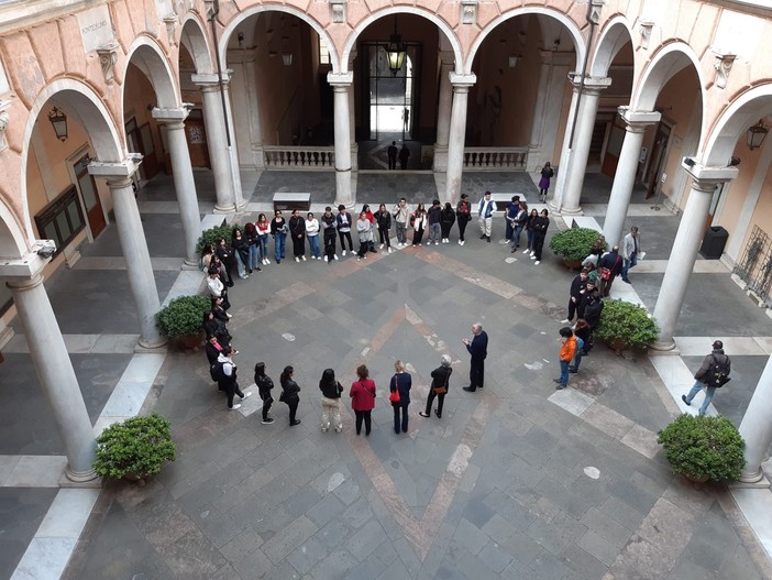 Open Day, gli studenti delle superiori in visita a Palazzo Tursi