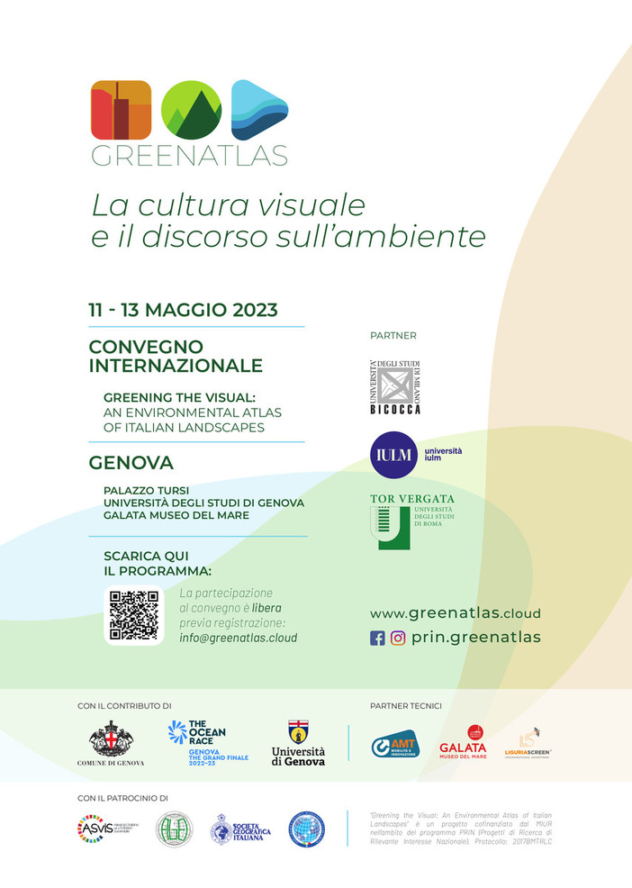 Parte da Genova il convegno internazionale “Greening the visual: an environmental atlas of Italian landscapes”