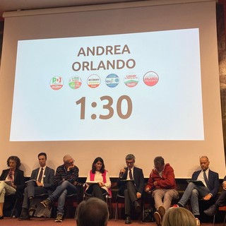 Confronto Regionali, Andrea Orlando non si risparmia: &quot;Non c’è democrazia senza partecipazione e non c’è dove c’è mafia&quot;