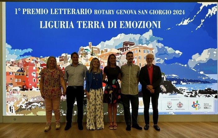 Si alza il sipario sul primo premio letterario “Rotary Genova San Giorgio – Liguria Terra di Emozioni”