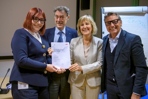 I premi di laurea GB Ferrari a Flavia Francese, Virginia Casella e Stefano Suzzi