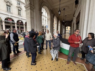 Le immagini della presentazione in piazza De Ferrari