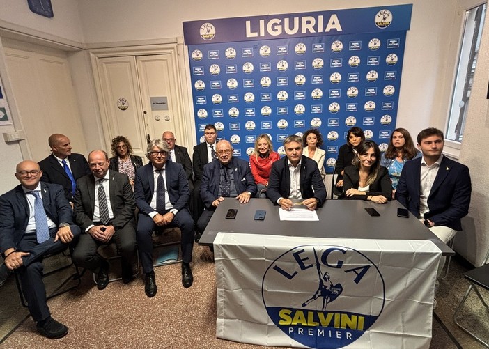 La presentazione della lista della Lega