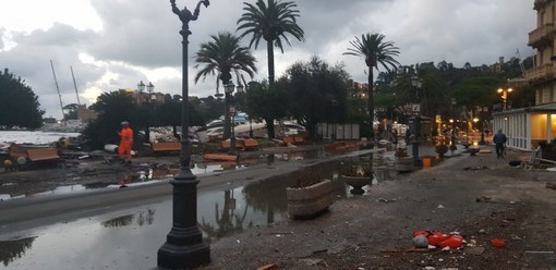 Rapallo, riunione del Centro operativo comunale in vista dell'allerta meteo rossa di domani