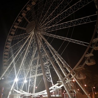 Ruota panoramica di Genova dove è avvenuta la tragedia