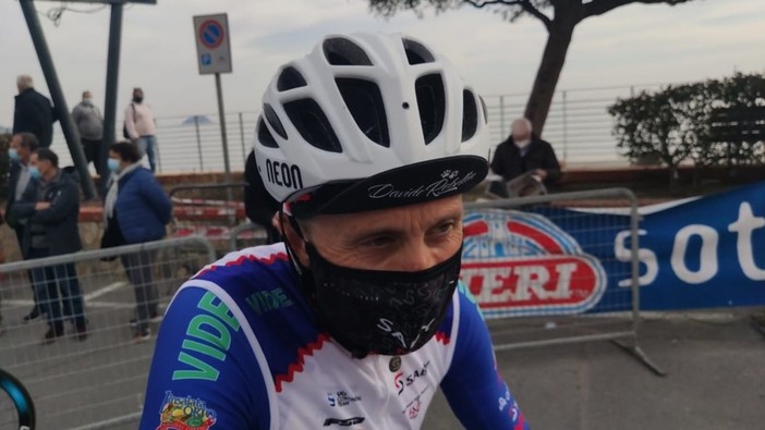 Davide Rebellin alla partenza del Trofeo Laigueglia 2021