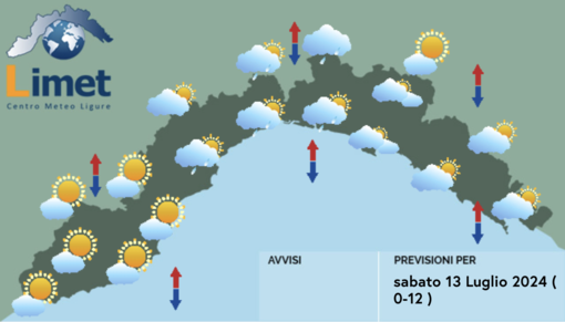 Meteo, annuvolamenti su tutta la Liguria