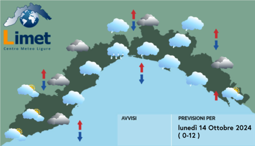 Meteo, piovaschi al mattino in attenuazione nel corso della giornata