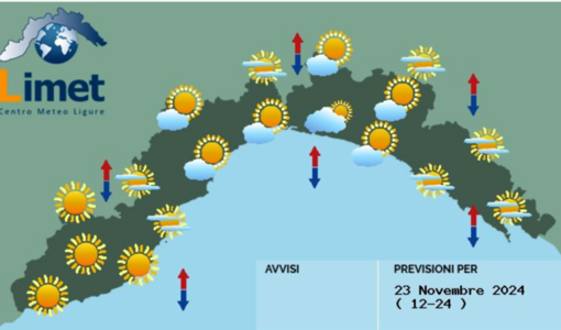 Meteo, mattinata prevalentemente soleggiata