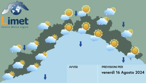 Meteo, giornata variabile e con nuvolosità diffusa. Possibili temporali