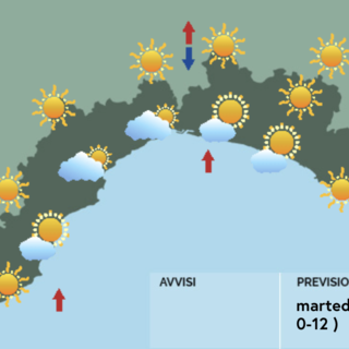 Meteo, giornata ampiamente soleggiata su tutta la Liguria