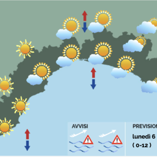 Meteo: la giornata inizia con qualche nube sul levante ligure, bel tempo altrove