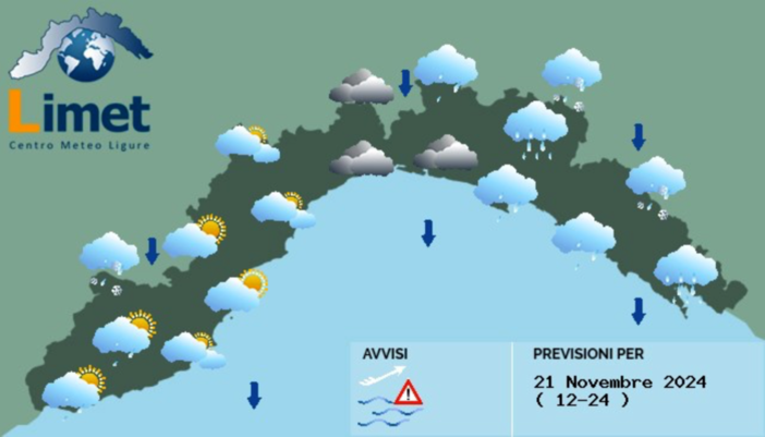 Meteo, raffiche fino a tempesta e mare localmente molto agitato