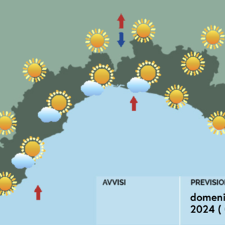 Meteo, sulla Liguria ci attendono giornate soleggiate con temperature in costante aumento