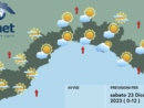 Meteo, sottili velature e qualche nube bassa sulla Liguria