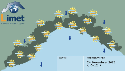 Meteo, ulteriore calo delle temperature su tutta la Liguria