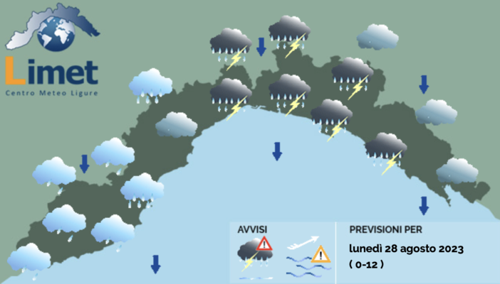 Meteo, continua l'allerta arancione fino alle 15 di oggi: possibili frane, smottamenti ed allagamenti