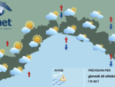 Meteo, in Liguria cieli nuvolosi e ritorno della pioggia in serata