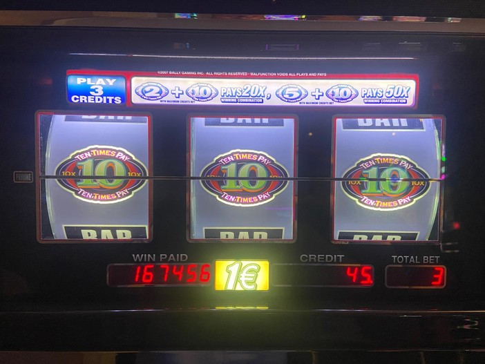 Super vincita alle slot del Casinò di Sanremo: 167.456€ con una giocata da 3€!