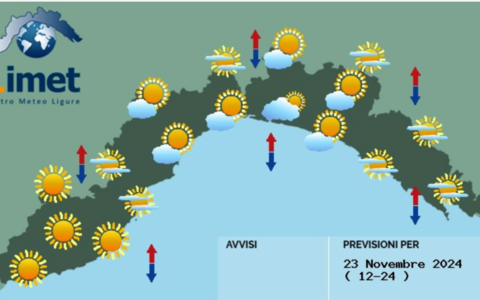 Meteo, mattinata prevalentemente soleggiata