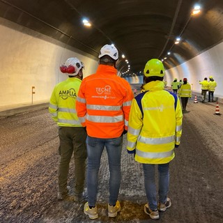 Autostrada A26, conclusi i lavori di ammodernamento alla prima galleria