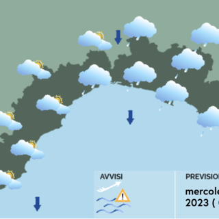 Meteo, pioggia sul centro e sul levante ligure