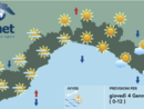 Meteo, cieli poco nuvolosi su tutta la Liguria