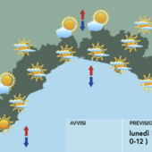 Ancora sole cocente sulla Liguria e temperature in aumento