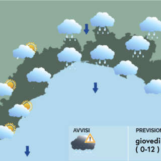 Meteo, ancora rovesci sparsi e aria fredda sulla Liguria