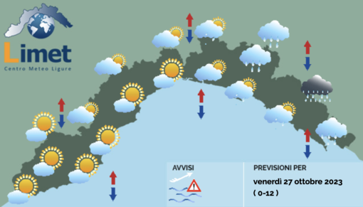 Meteo, ancora piogge intense soprattutto a levante