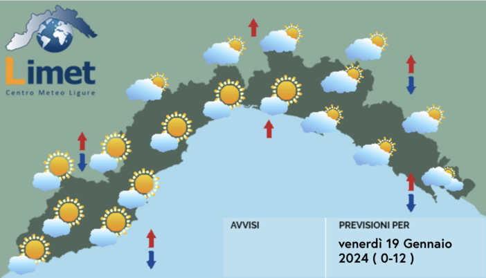 Meteo, arriva il freddo: temperature in calo su tutta la Liguria