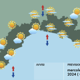 Meteo, in arrivo possibili temporali estivi sulla Liguria