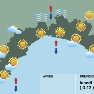 Meteo, tempo stabile su tutta la Liguria