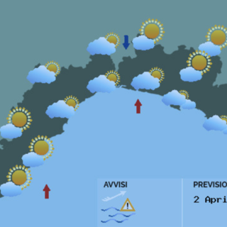 Meteo, arriva l'anticiclone: nuvole sparse ma aria asciutta in tutta la Liguria