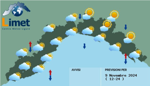 Meteo, in arrivo temporanee nuvolosità