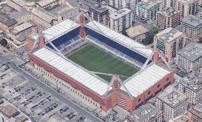 Lo stadio Luigi Ferraris di Genova