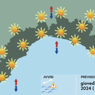 Meteo, cieli ampiamente soleggiati sulla Liguria per tutta la giornata di oggi