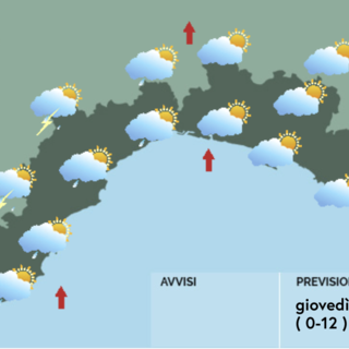 Meteo, previsti rovesci carichi di sabbia sulla Liguria