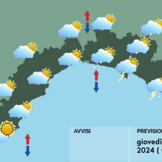 Meteo, al mattino precipitazioni a carattere di rovescio temporalesco