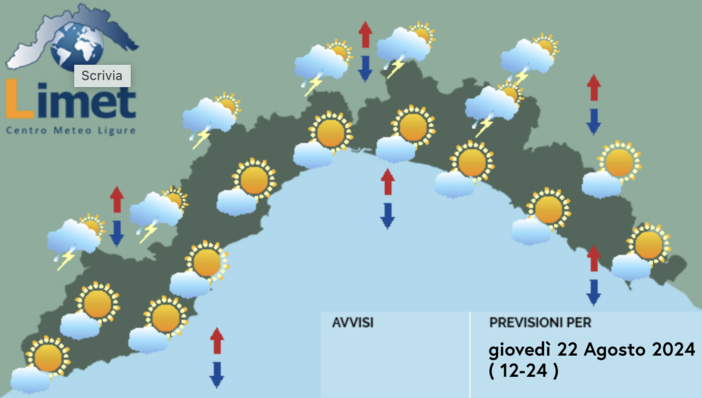 Meteo, possibili temporali sull'arco alpino e appenninico nel pomeriggio, cielo sereno altrove