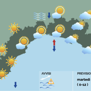 Meteo: ancora nuvole nel levante ligure, giornata soleggiata altrove