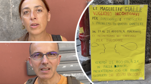 “Vogliamo conoscere i problemi della città”, chi sono le magliette gialle che girano nei vicoli? (Video)