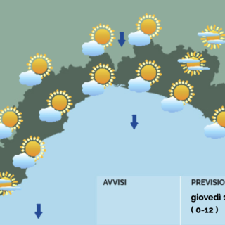 Meteo, al mattino cieli velati su tutta la Liguria