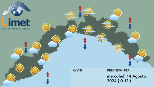 Meteo, in arrivo possibili temporali estivi sulla Liguria