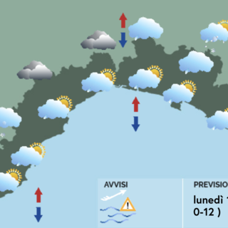 Meteo, ancora rovesci sparsi a macchia di leopardo sulla Liguria