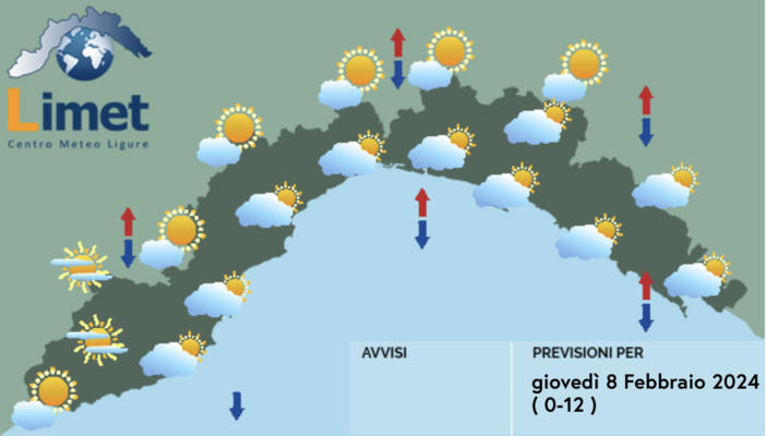 Meteo, in arrivo un fine settimana di pioggia sulla Liguria