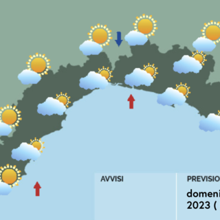 Meteo, vigilia di Natale nuvolosa in Liguria