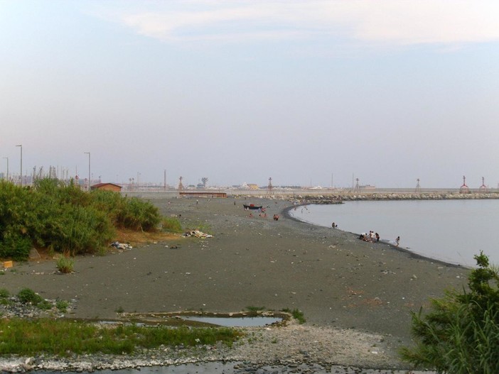 La spiaggia di Multedo